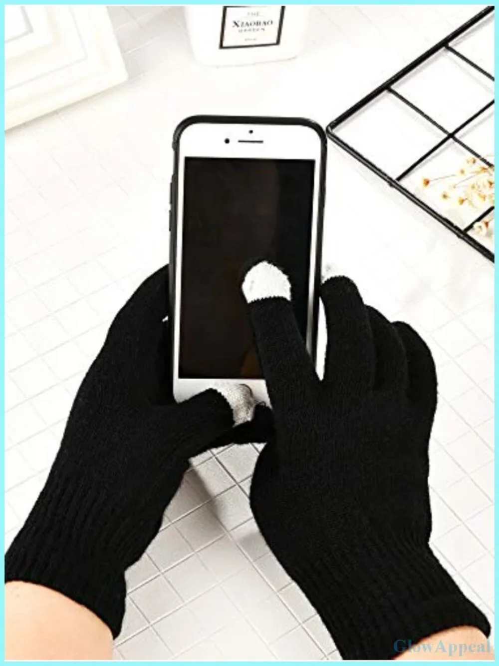 12 Pairs Touch Screen Gloves Acrylic Stretch Knit Winter Outdoor Multi-Pack